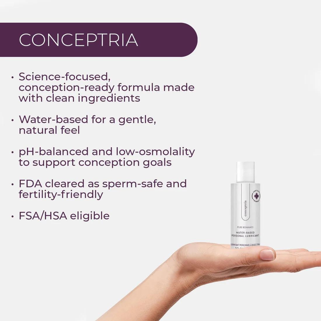 Conceptria - Fertility Friendly Lubricant