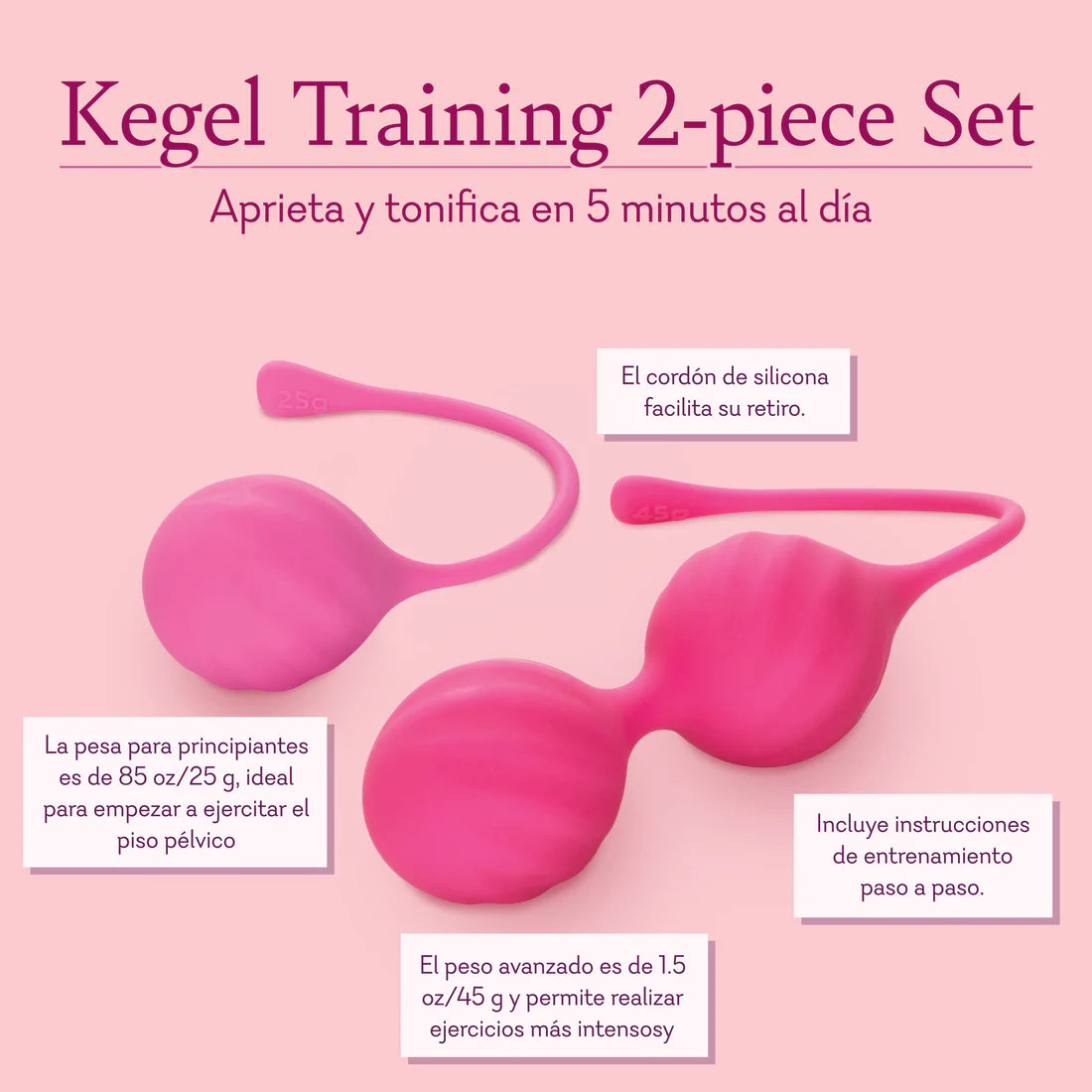 Kegel Training - 2 Piece Set - NEW!