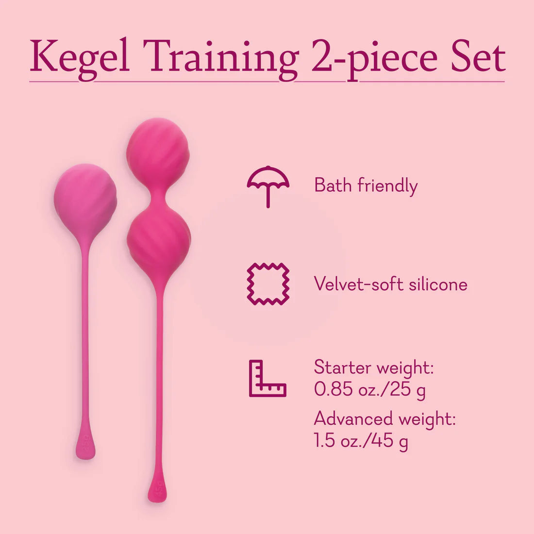 Kegel Training - 2 Piece Set - NEW!