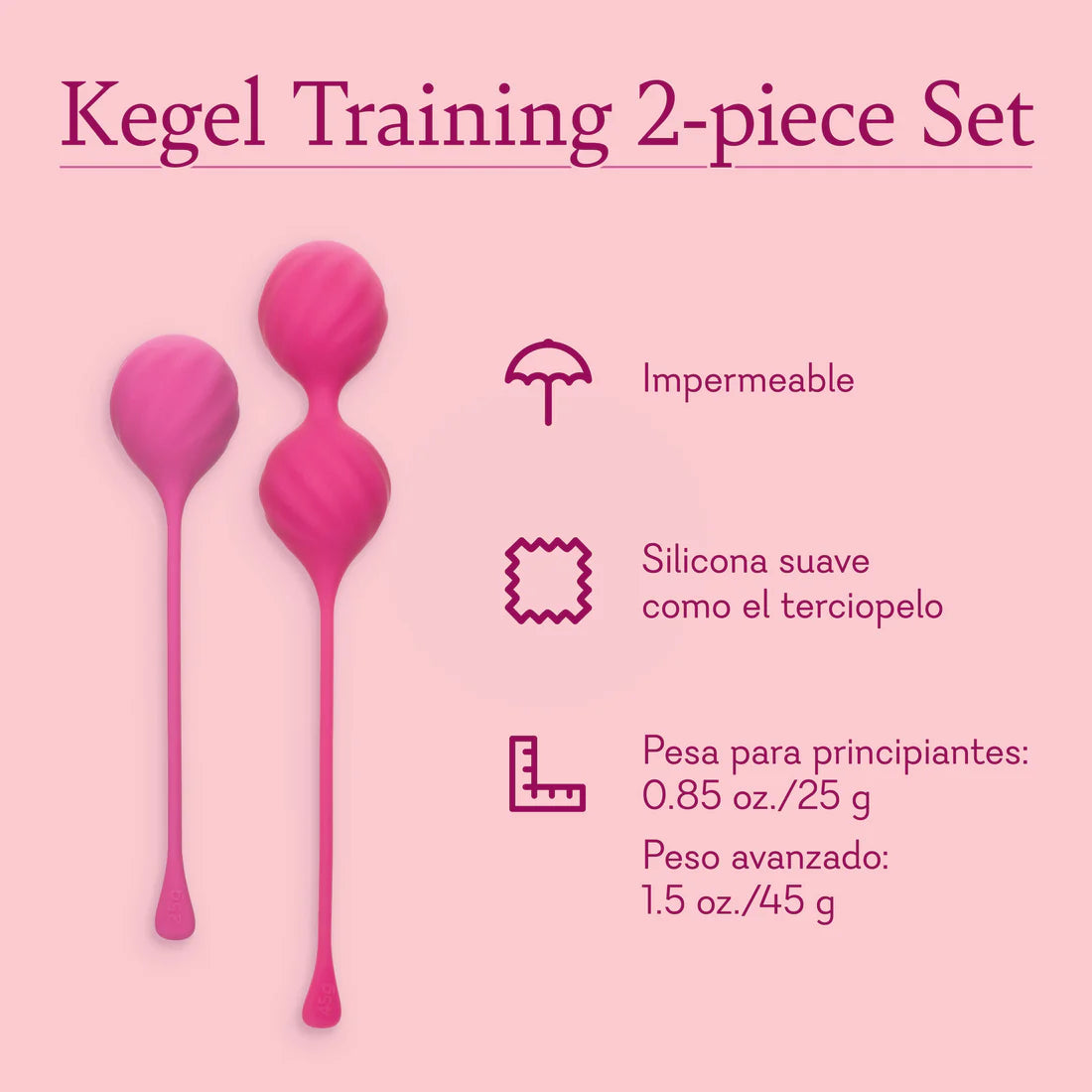 Kegel Training - 2 Piece Set - NEW!